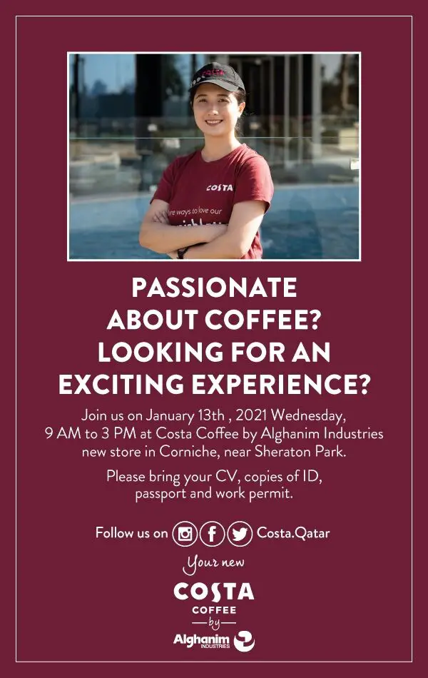 Baristas Doha Qatar Gulf Career Hunt