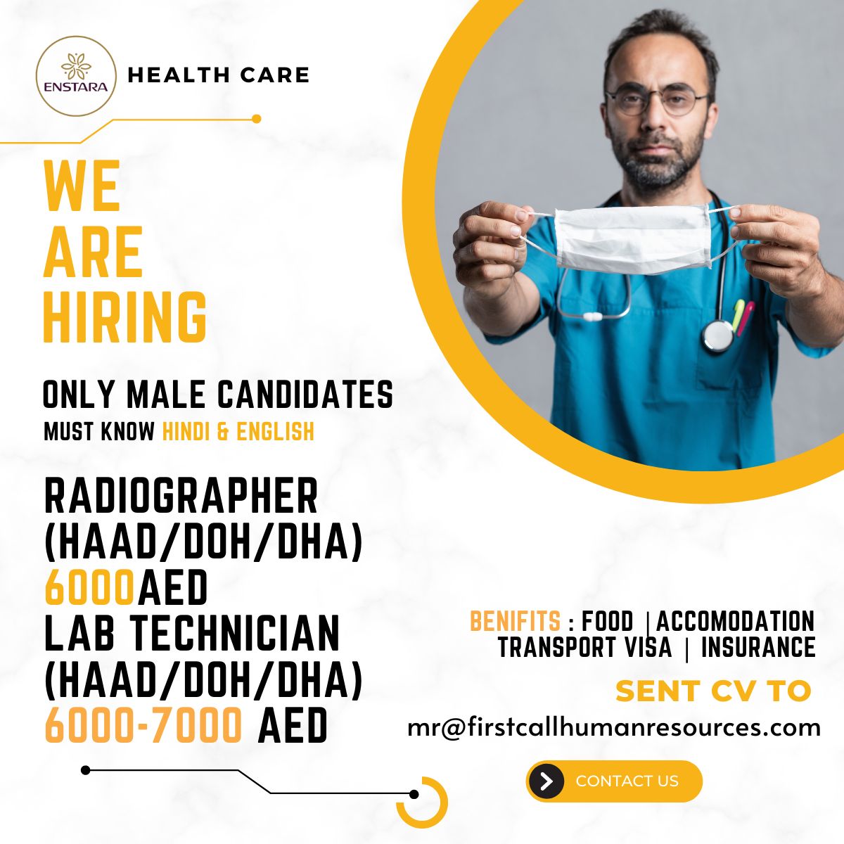 Radiographer and Lab Technician Abu Dhabi UAE Gulf Career Hunt
