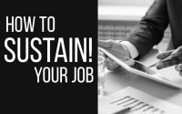 How to Sustain your Job